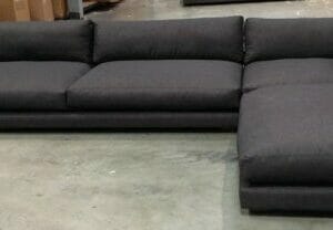 Straight Arm Sectional with Open End